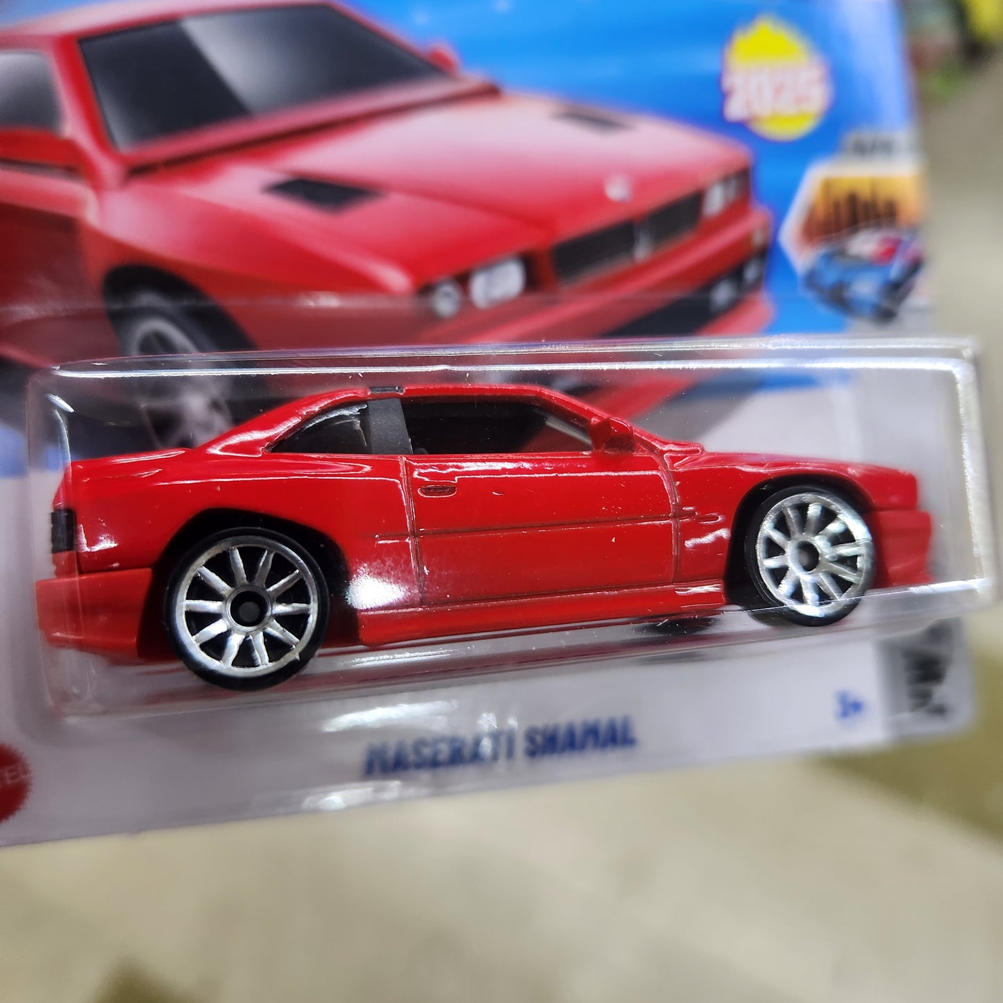 Hot Wheels - Maserati Shamal (Red) - Short Card