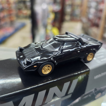 MiniGT - Lancia Stratos HF Stradale Nero (Black) - 1:64 Scale