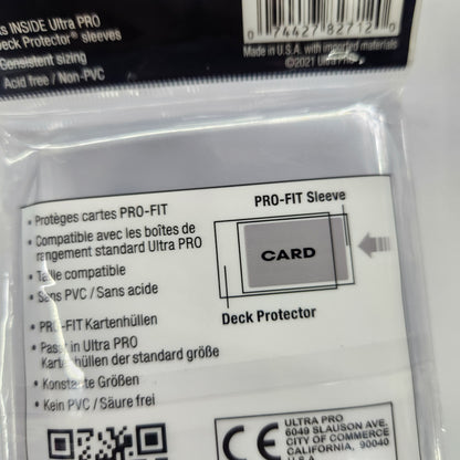 Ultra Pro - Standard Size Deck Protector Sleeves - Pack 100