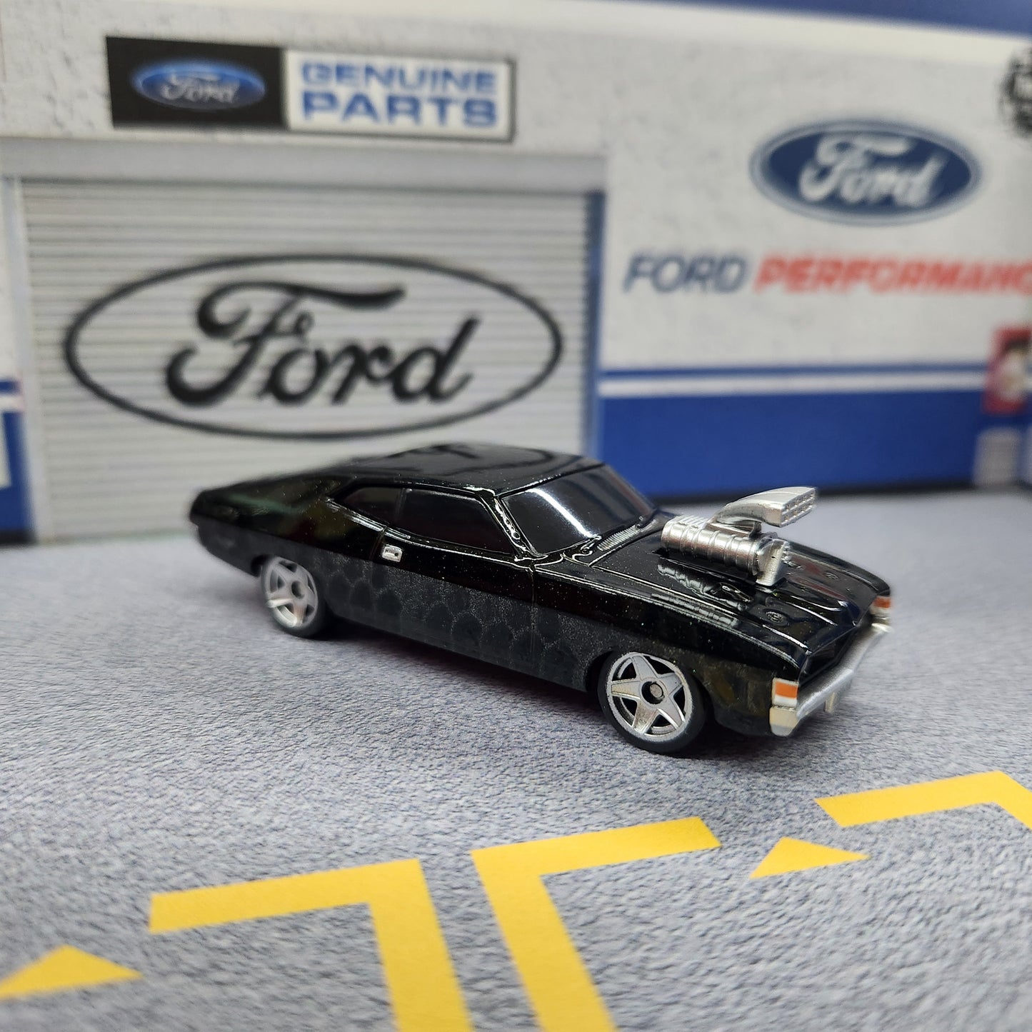 Oz Wheels - RedBellies (R1) - Ford XA Falcon Coupe 'Blown' (Black) - 1:64 Scale