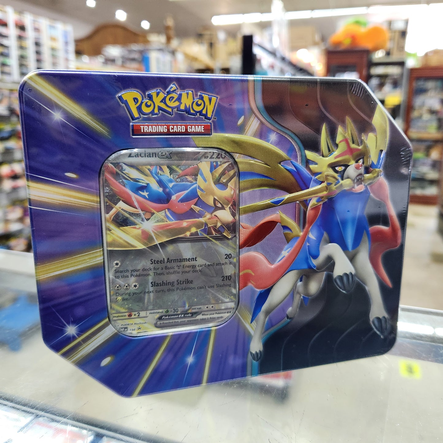 Pokemon TCG - Slashing Legends Tin - Zacian ex
