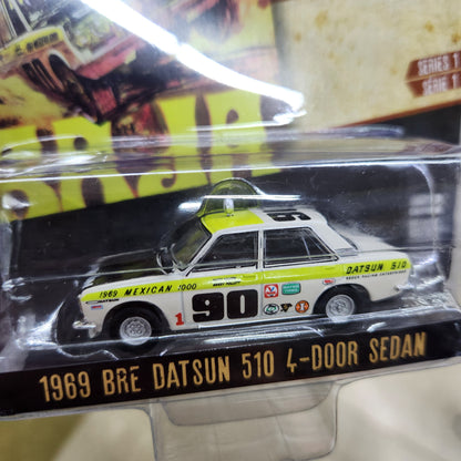 Greenlight - 1969 BRE Datsun 510 (4-Door Sedan) 'Vintage Ad Cars' - 1:64 Scale