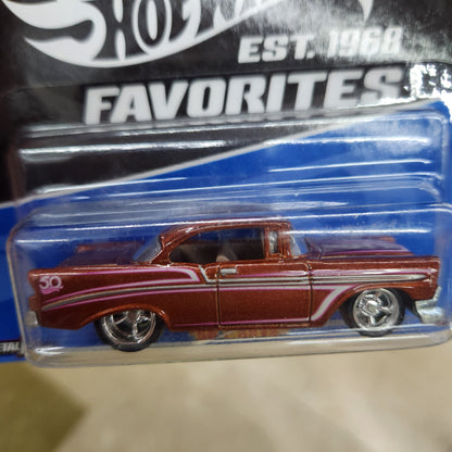 Hot Wheels Premium - '50th Anniversary Favourites' - 1956 Chevy (Maroon)