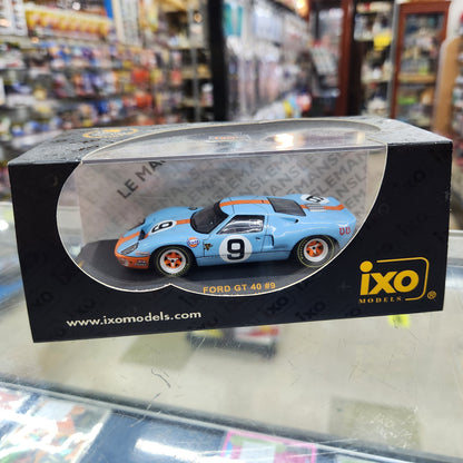 IXO Models - Ford GT40 'Gulf Oil' - 1968 24 Hours of Le Mans - 3 Car Set