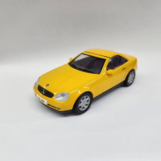 Herpa - Mercedes-Benz 1996 SLK Hardtop (Yellow) - 1:43 Scale