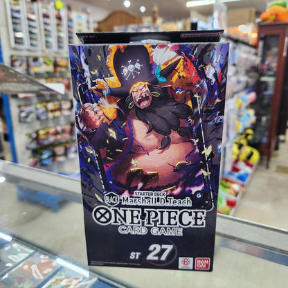 One Piece TCG - Starter Deck [ST-27] - Marshall.D.Teach (Black)