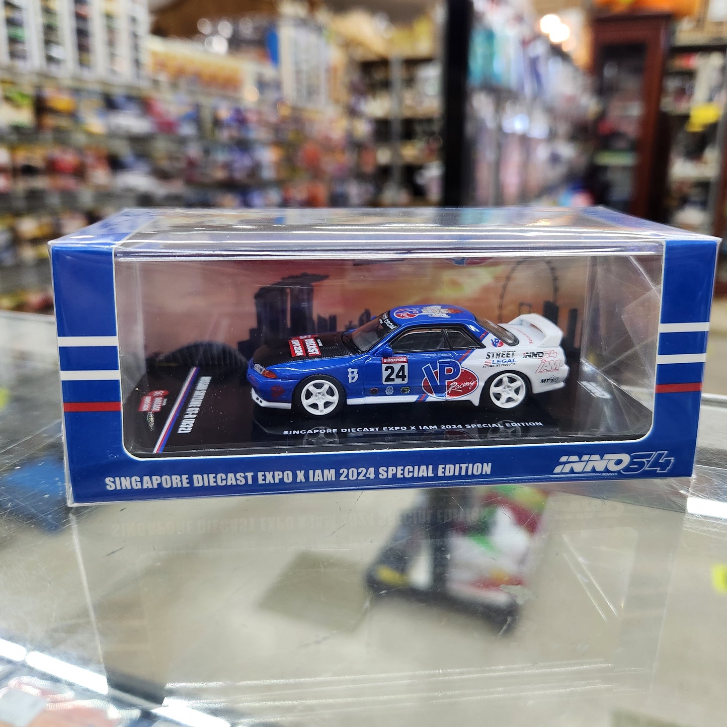 INNO64 - Nissan Skyline GT-R (R32) #24 'Singapore Diecast Expo 2024' - 1:64 Scale