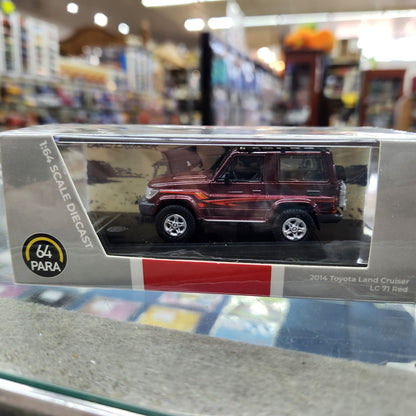 Para64 - 2014 Toyota Land Cruiser 71 (LHD) Red - 1:64 Scale