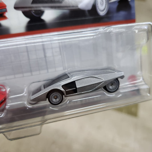Hot Wheels Premium - Car Culture - 2 Pack - Lancia Stratos Zero & Lamborghini Countach LP5000 QV