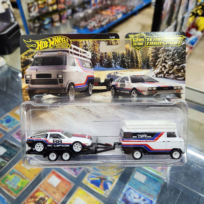 Hot Wheels - Team Transport - DMC Delorean / HW Rally Hauler