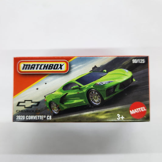 Matchbox - 2025 Power Grabs - 2020 Corvette C8 (Green)