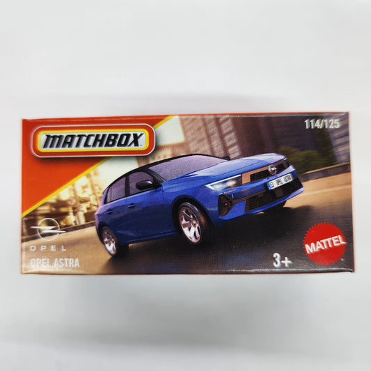 Matchbox - 2025 Power Grabs - Opel Astra (Royal Blue)