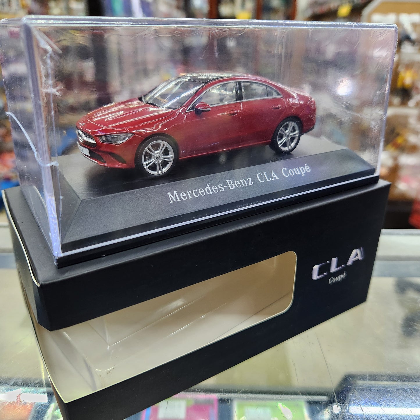 MB - 2019 Mercedes-Benz CLA Coupe (Jupiter Red) - 1:43 Scale