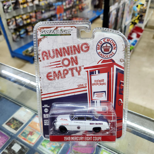 Greenlight - Running On Empty Series 17 - 1949 Mercury Eight Coupe 'Red Crown' - 1:64 Scale