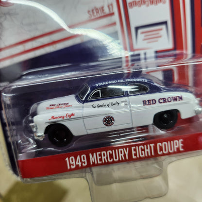 Greenlight - Running On Empty Series 17 - 1949 Mercury Eight Coupe 'Red Crown' - 1:64 Scale