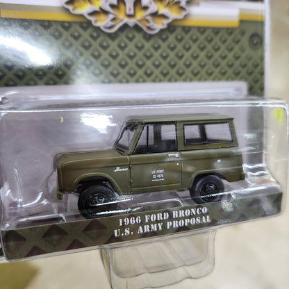 Greenlight - Battalion 64 Series 5 - 1966 Ford Bronco 'U.S Army Proposal' - 1:64 Scale