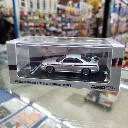 INNO64 - Nissan Skyline GT-R (R33) Tuned 'Mine's' (Silver) - 1:64 Scale