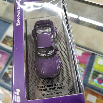 INNO64 - Nissan Skyline GT-R (R33) Pandem 'Rocket Bunny' (Purple) - 1:64 Scale