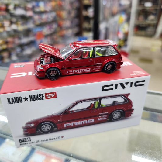 MiniGT - Honda Civic (EF) Kaido Works V2 - 1:64 Scale