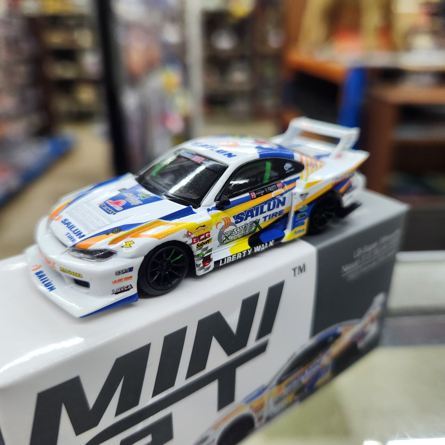 MiniGT - Nissan LB-Super Silhouette S15 SILVIA #555 2023 Formula Drift Japan