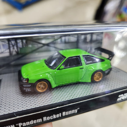INNO64 - Toyota Corolla Levin AE86 Pandem 'Rocket Bunny (Green) - 1:64 Scale