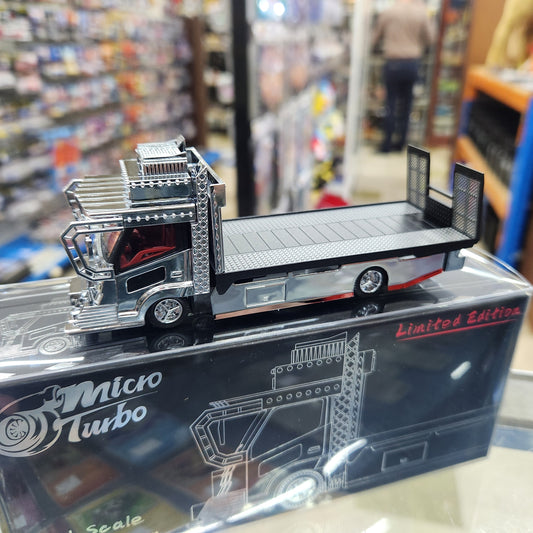 Micro Turbo - Dekotora Flat Bed Truck - 1:64 Scale