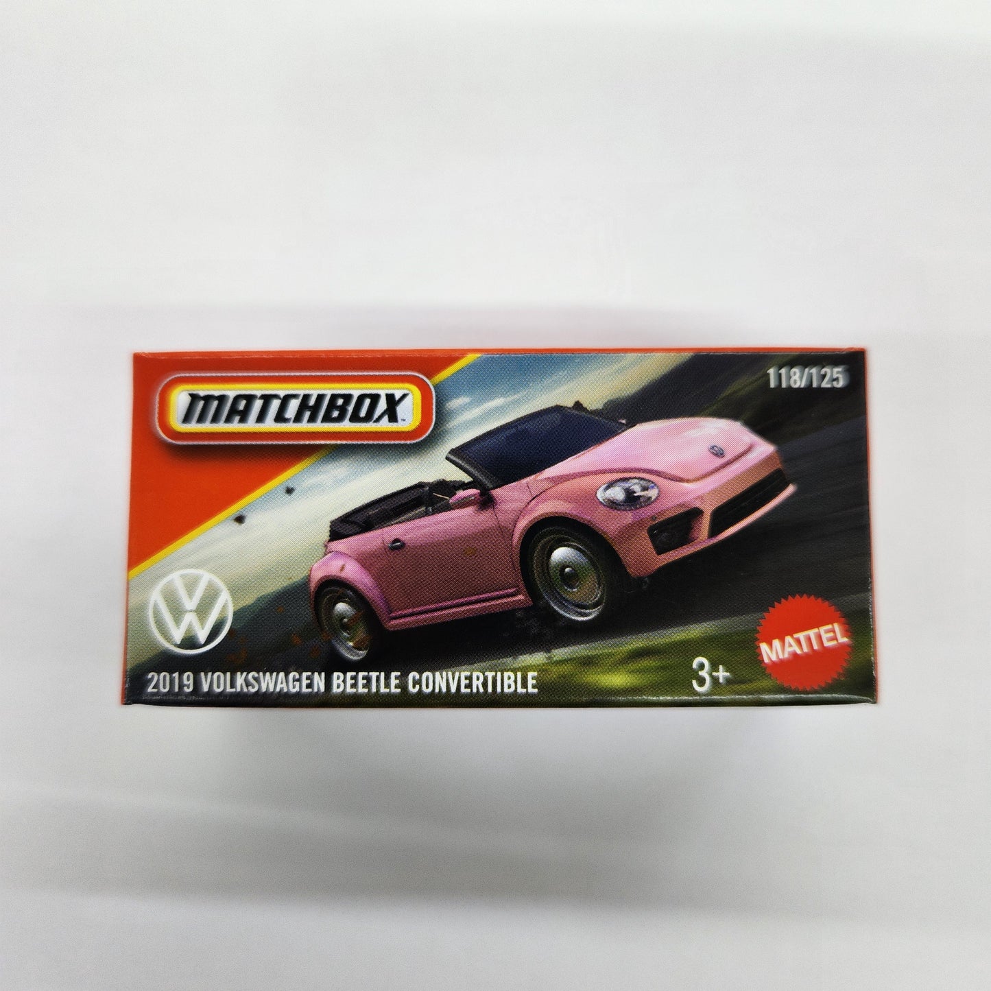 Matchbox - 2025 Power Grabs - 2019 Volkswagen Beetle Convertible (Pink)