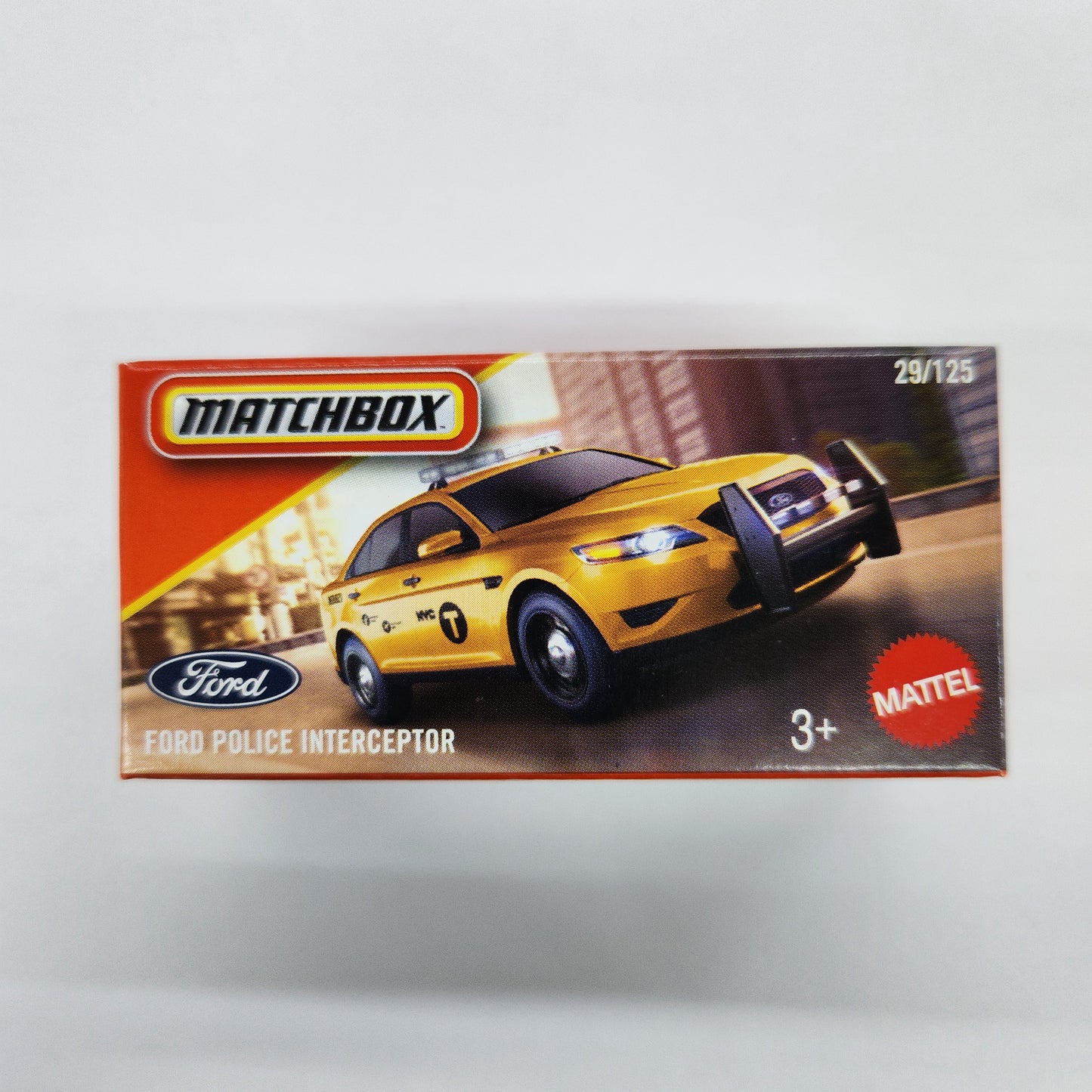 Matchbox - 2025 Power Grabs - Ford Police Interceptor (Yellow)