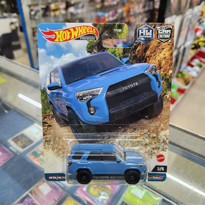 Hot Wheels Premium - Car Culture - 'HW Off Road' - 2018 Toyota 4Runner (Blue)