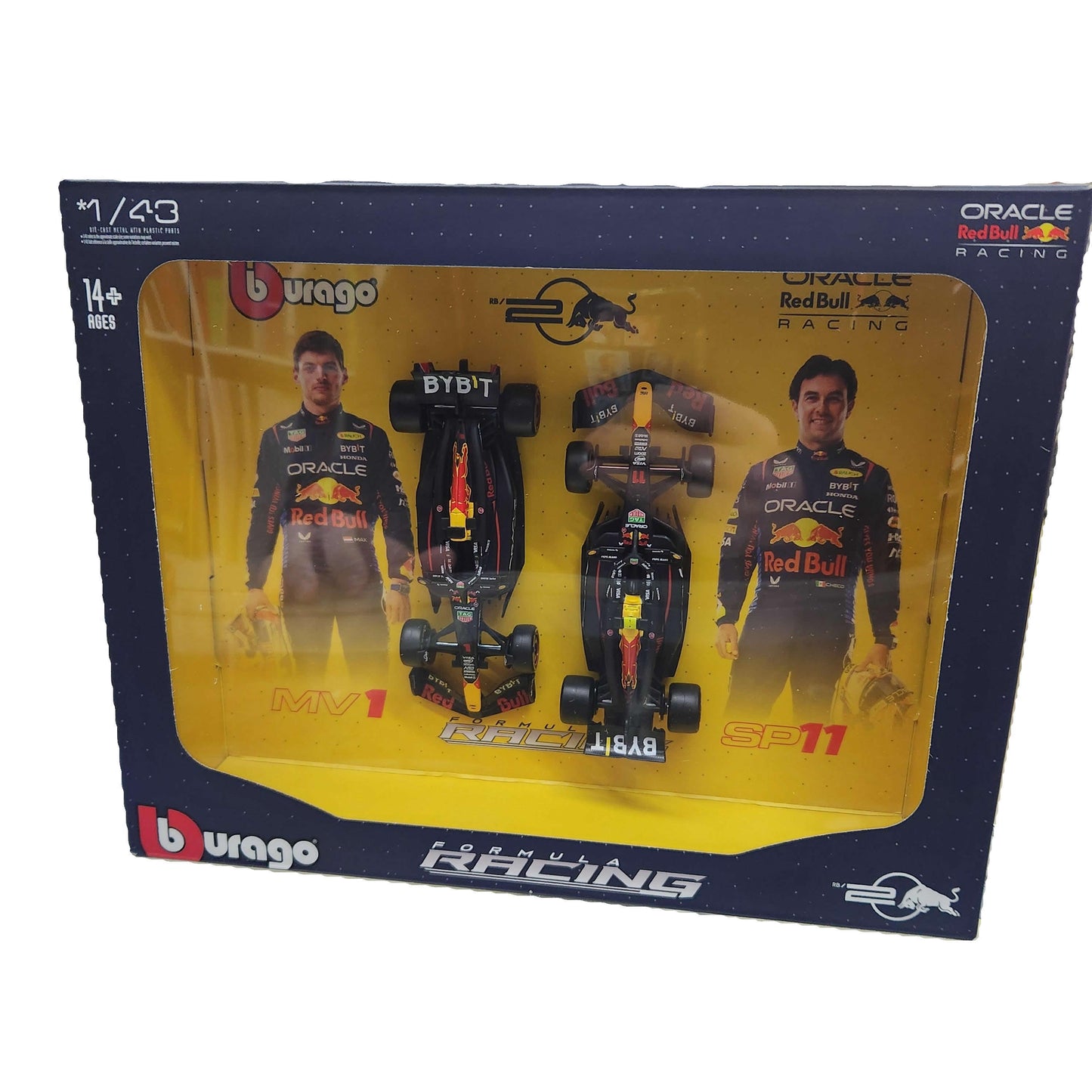 Bburago - 2024 Red Bull Racing RB20 F1 (2 Car Gift Pack) - 1:43 Scale