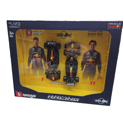 Bburago - 2024 Red Bull Racing RB20 F1 (2 Car Gift Pack) - 1:43 Scale
