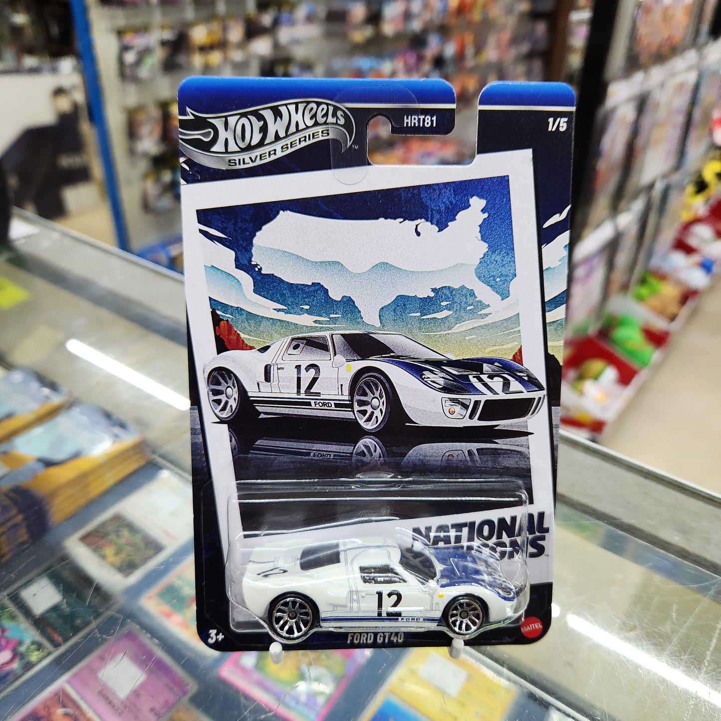 Hot Wheels Silver Series - 'National Icons' - Ford GT40