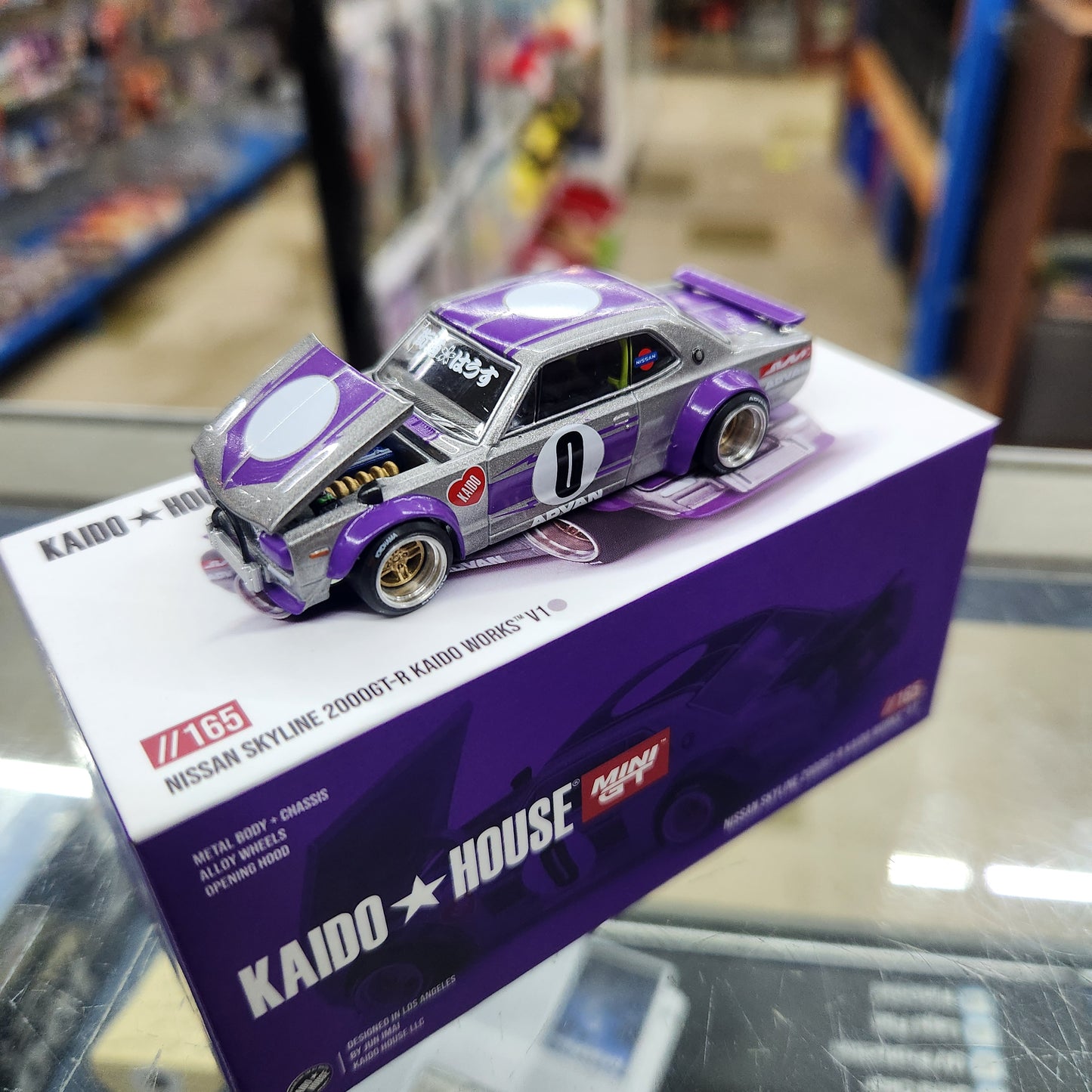 MiniGT - Nissan Skyline 2000GT-R (KPGC10) Kaido Works V1