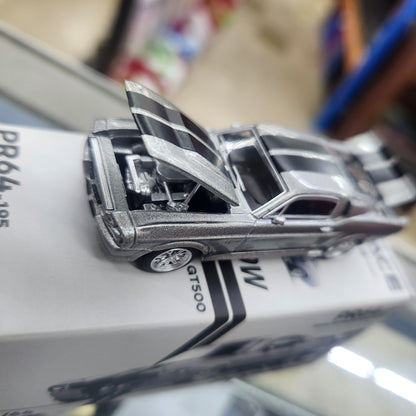 Pop Race - Ford Shelby Mustang GT500R (Grey/Black) - 1:64 Scale