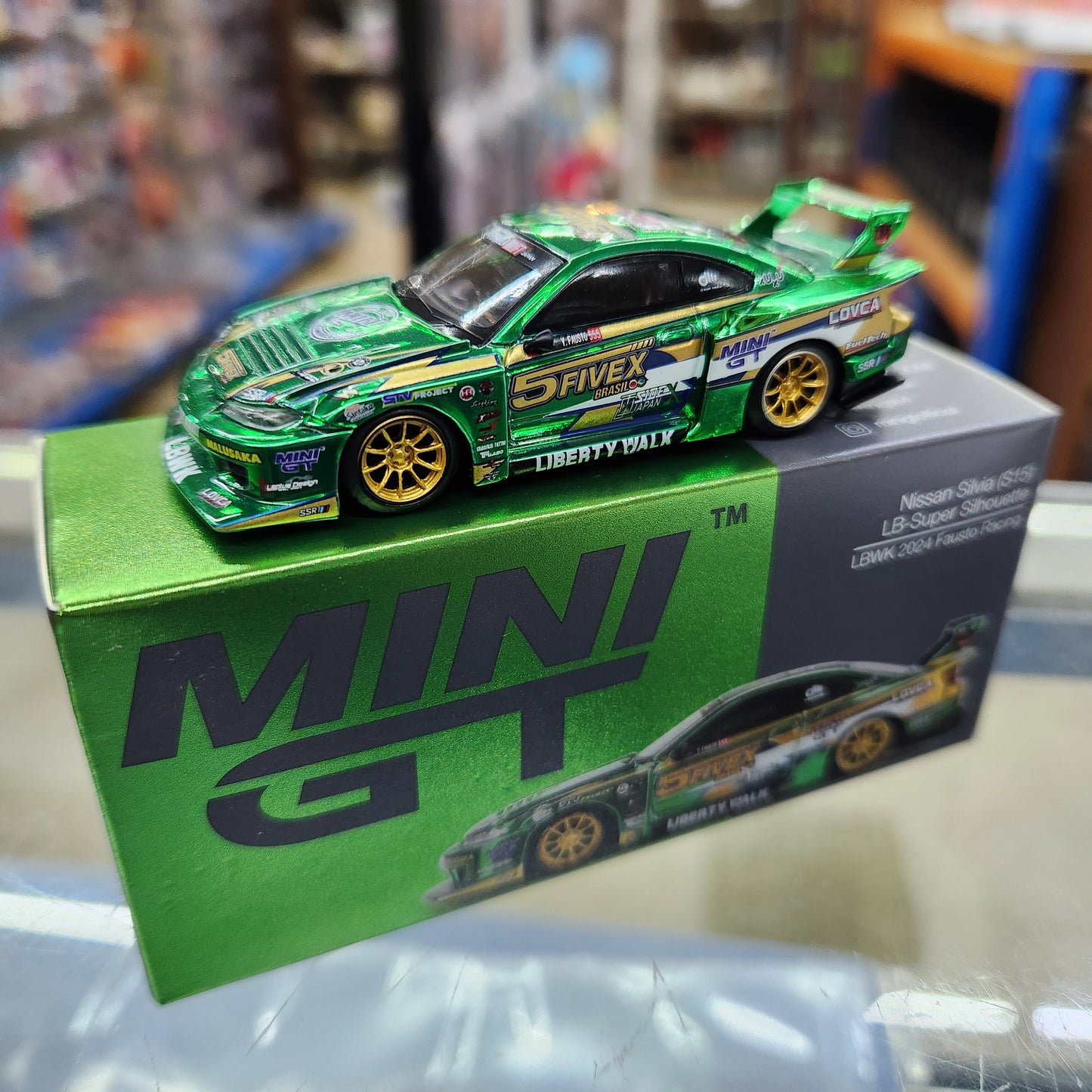 MiniGT - Nissan LB-Super Silhouette (S15) SILVIA LBWK - 2024 Fausto Racing