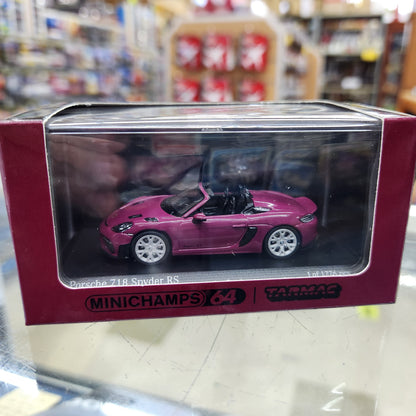 Tarmac Works - Porsche 718 Spyder RS (Ruby Star Neo) - 1:64 Scale