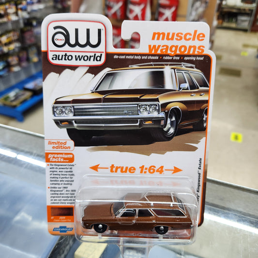 Auto World - 2024 R3 Vers. A Premium Series - 1970 Chevy Kingswood Estate