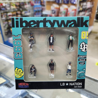 American Diorama - Diecast Figures 'The LB Nation' Set - 1:64 Scale