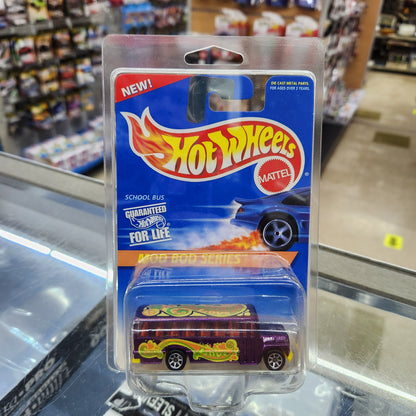 Hot Wheels - 'School Bus' (1996 Mod Bod Series) - Metalflake Purple