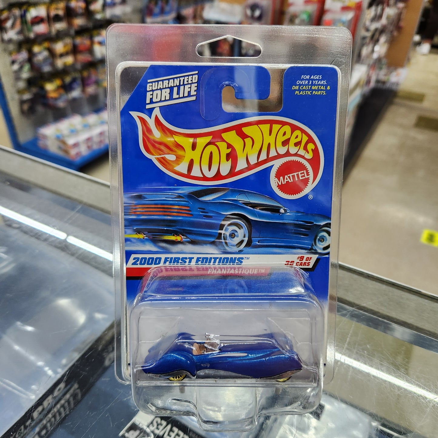 Hot Wheels - 'Phantastique' (2000 First Editions) - Metalflake Blue