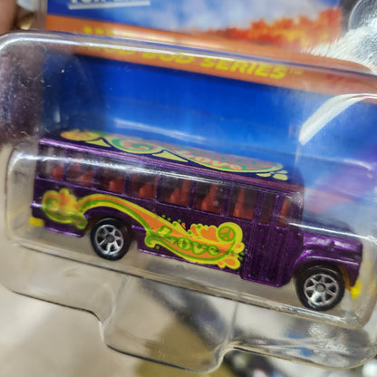 Hot Wheels - 'School Bus' (1996 Mod Bod Series) - Metalflake Purple