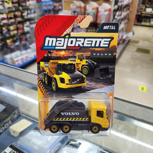 Majorette - Volvo Construction - Volvo Truck Skip - 1:64 Scale