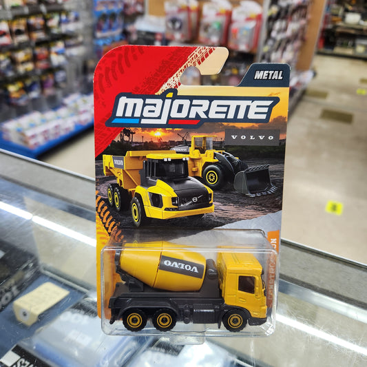 Majorette - Volvo Construction - Volvo Truck Cement Mixer - 1:64 Scale