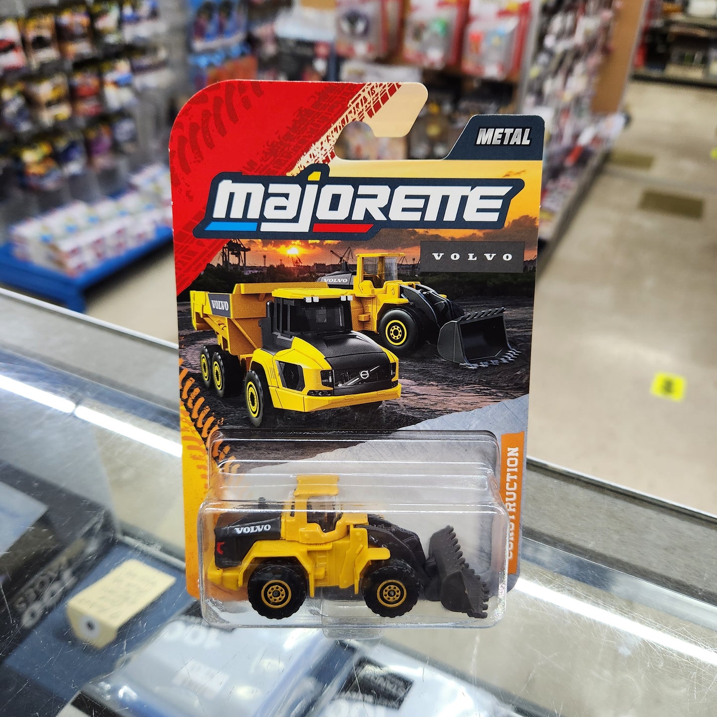 Majorette - Volvo Construction - Volvo Wheel Loader - 1:64 Scale