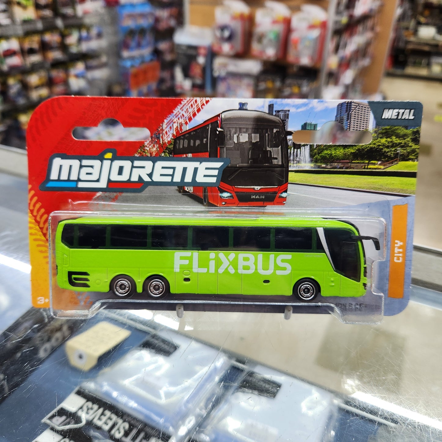 Majorette - City Man Bus 'Flixbus' - 1:64 Scale