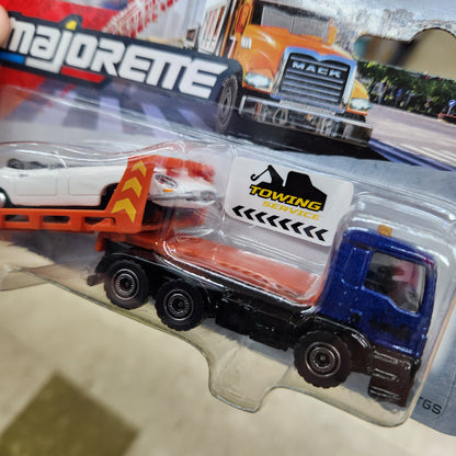 Majorette - City Trailers - MAN TGS Tow Truck + Jaguar E-Type