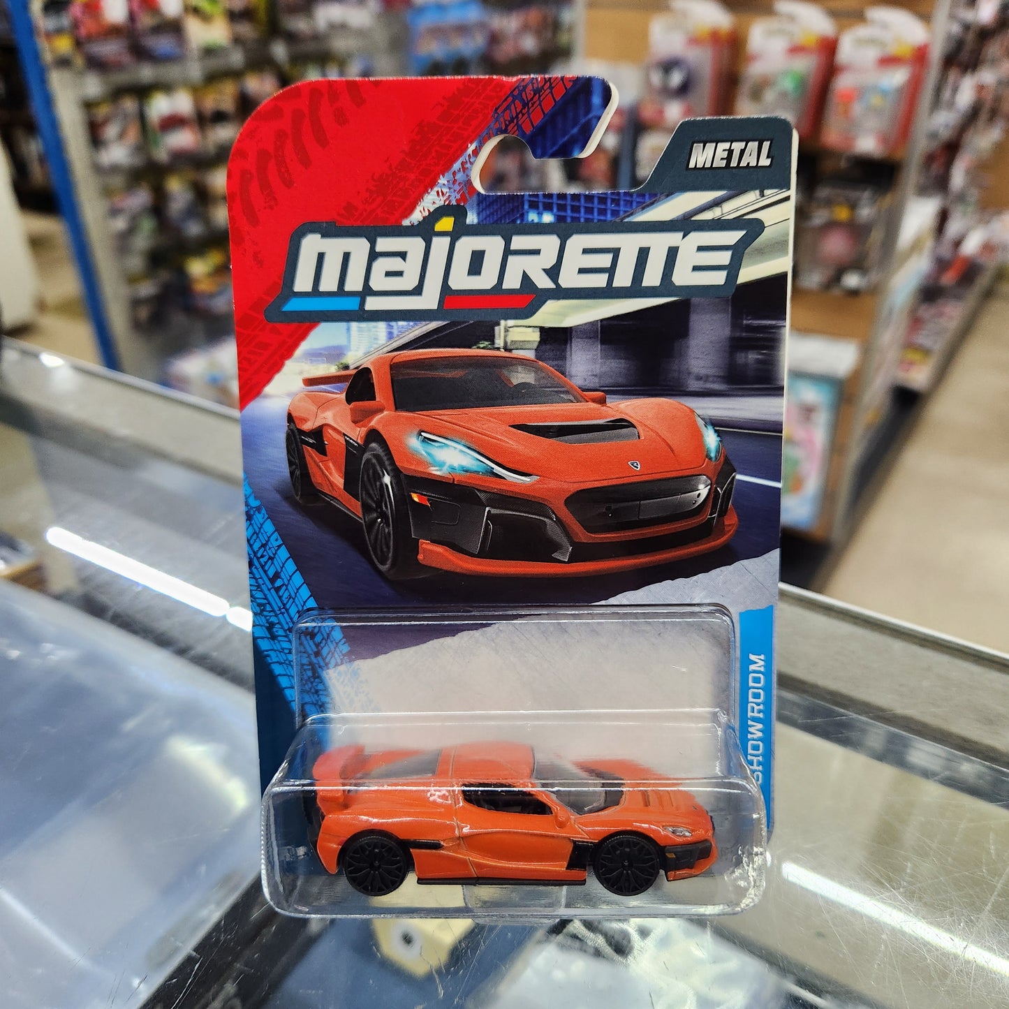 Majorette - Showroom Series Premium Cars - Rimac Nevera (Orange)