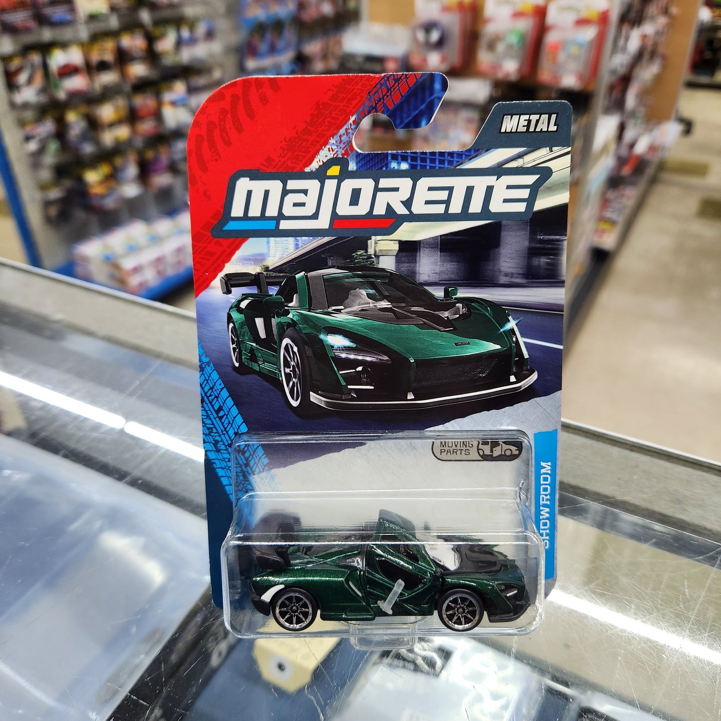 Majorette - Showroom Series Premium Cars - McLaren Senna (Racing Green)