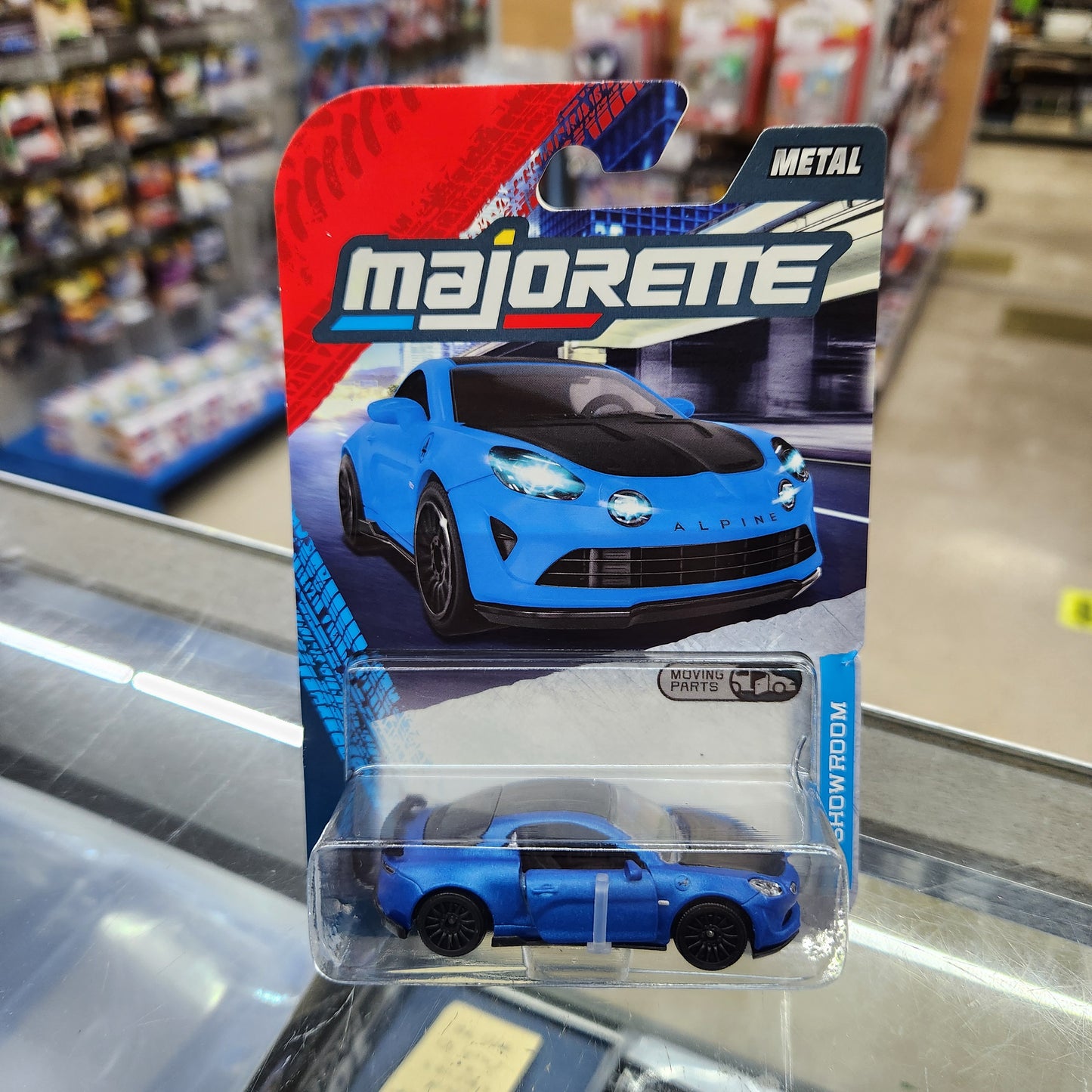Majorette - Showroom Series Premium Cars - Alpine A110 R (Matt Blue)