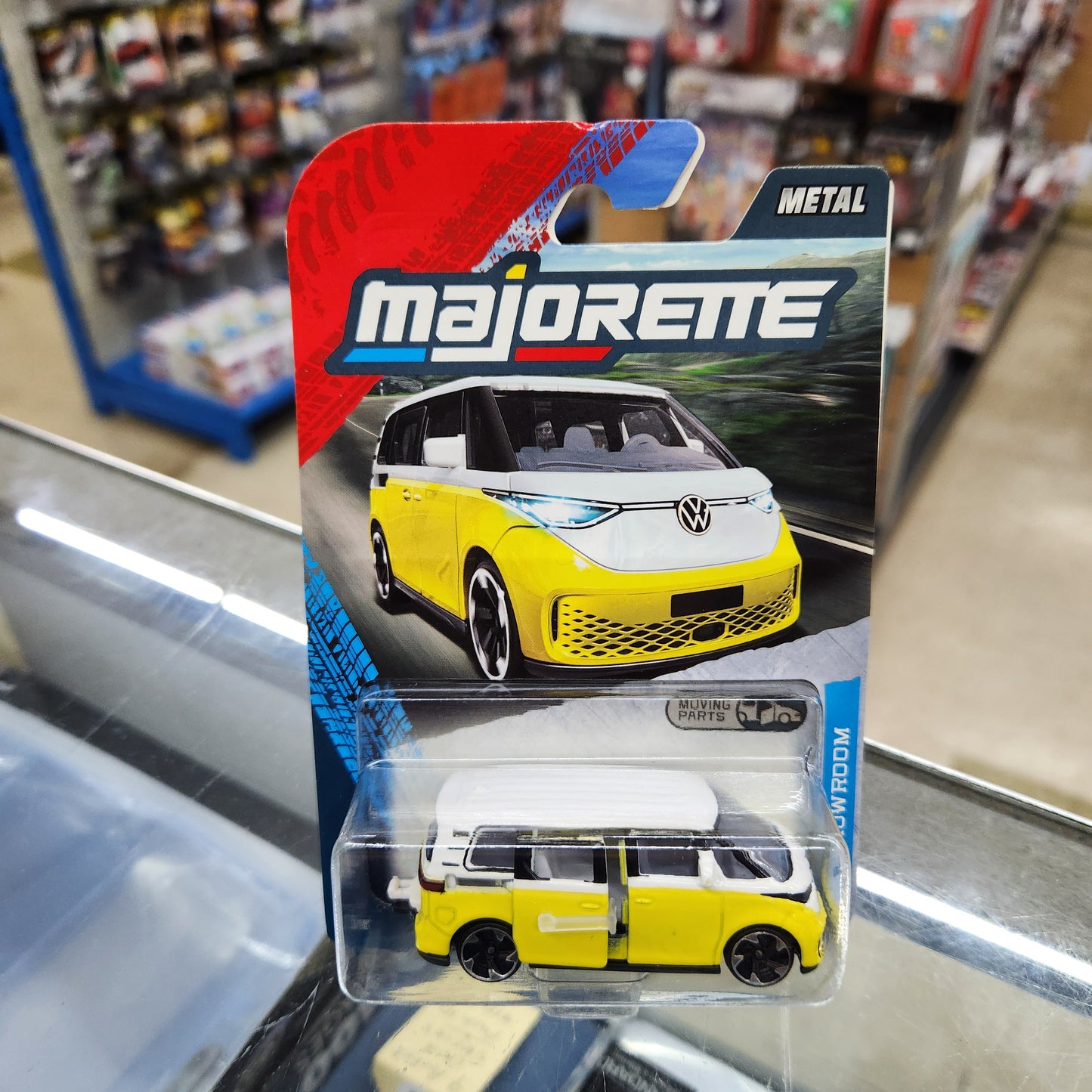 Majorette - Showroom Series Premium Cars - Volkswagen ID. Buzz (Yellow)
